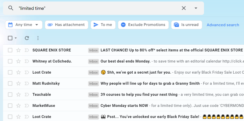 digital marketing email inbox